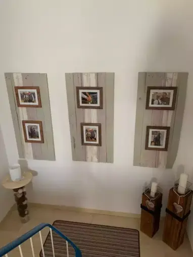 Bilderwand in Shabby-Chic Optik