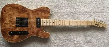 Meine erste selbstgebaute E-Gitarre im Telecaster Style