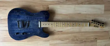 Meine zweite selbstgebaute E-Gitarre im Telecaster Style