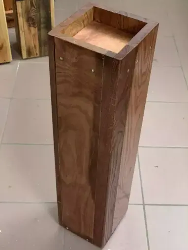 Rustikale Säule Eiche