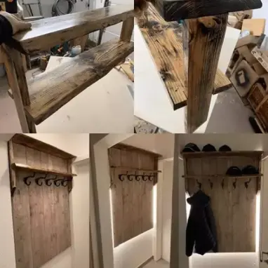 Rustikale Garderobe - Douglasie